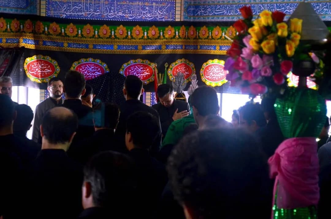 Community members gathered at the centre for a Muharram majlis.